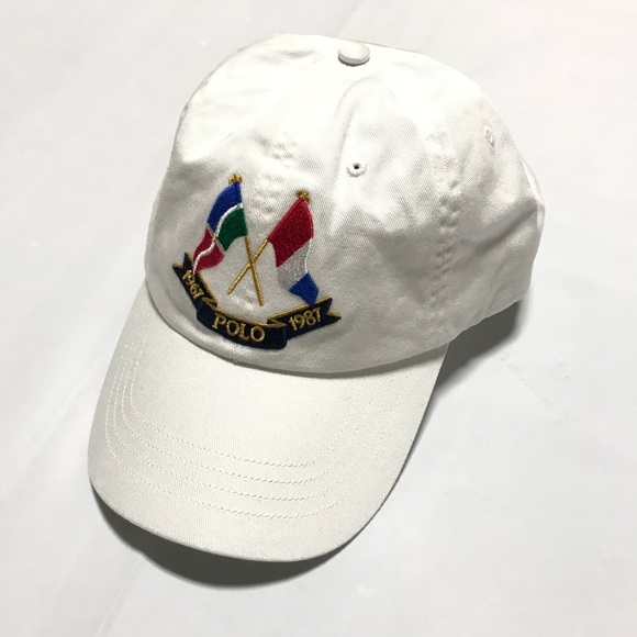 polo cross flags hat